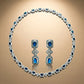 Blue Stone Necklace Set