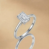 1.86 Ct Lab Grown Diamond 925 Sterling Silver Ring