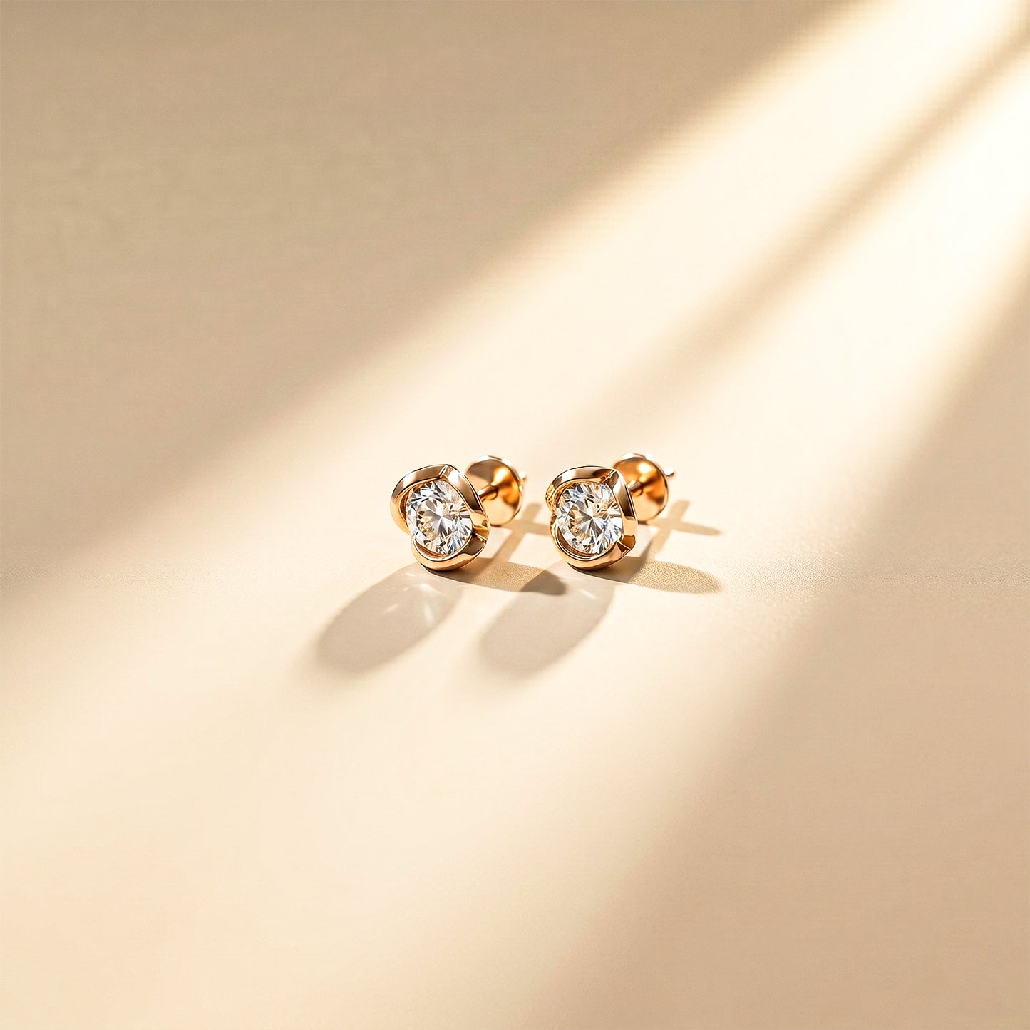 2.02 Ct Round Solitaire 925 Sterling Silver Lab Grown Diamond Stud Earrings