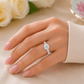 Eternal Solitaire - Silver Ring