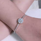 Snowflake Spark – Silver Adjustable Bracelet
