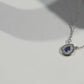 One-of-One 92.5 Silver Navy Teardrop Pendant Necklace