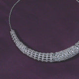 925 Silver Bridal Cubic Zirconia Necklace Set