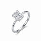 1.58 Ct Lab Grown Diamond 925 Sterling Silver Solitaire Engagement Ring