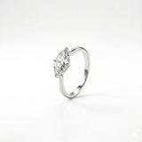 1.01ct Marquise-Cut Lab-Grown Diamond Engagements Ring