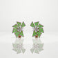 Emerald Starburst Luxe Statement Earrings