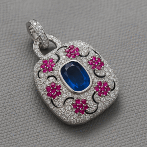 Aurelia Nocturne Silver Pendant